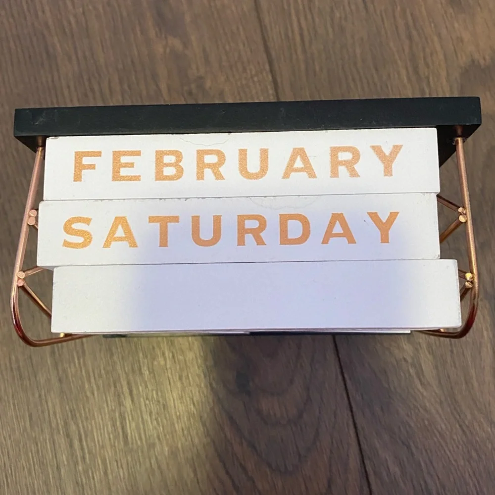 White and rose gold Perpetual Calendar